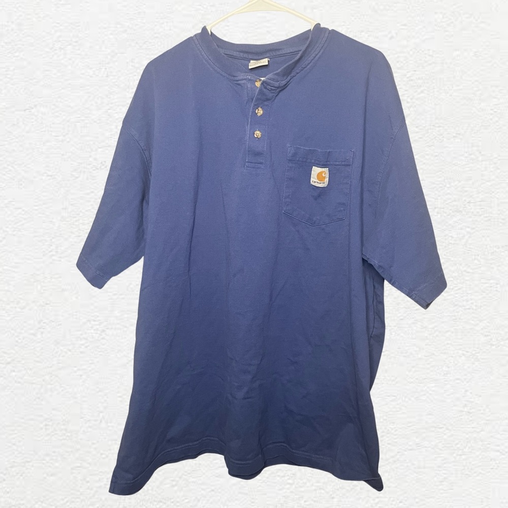 🆕 Vintage Carhartt Pocket Shirt Quarter Button Up